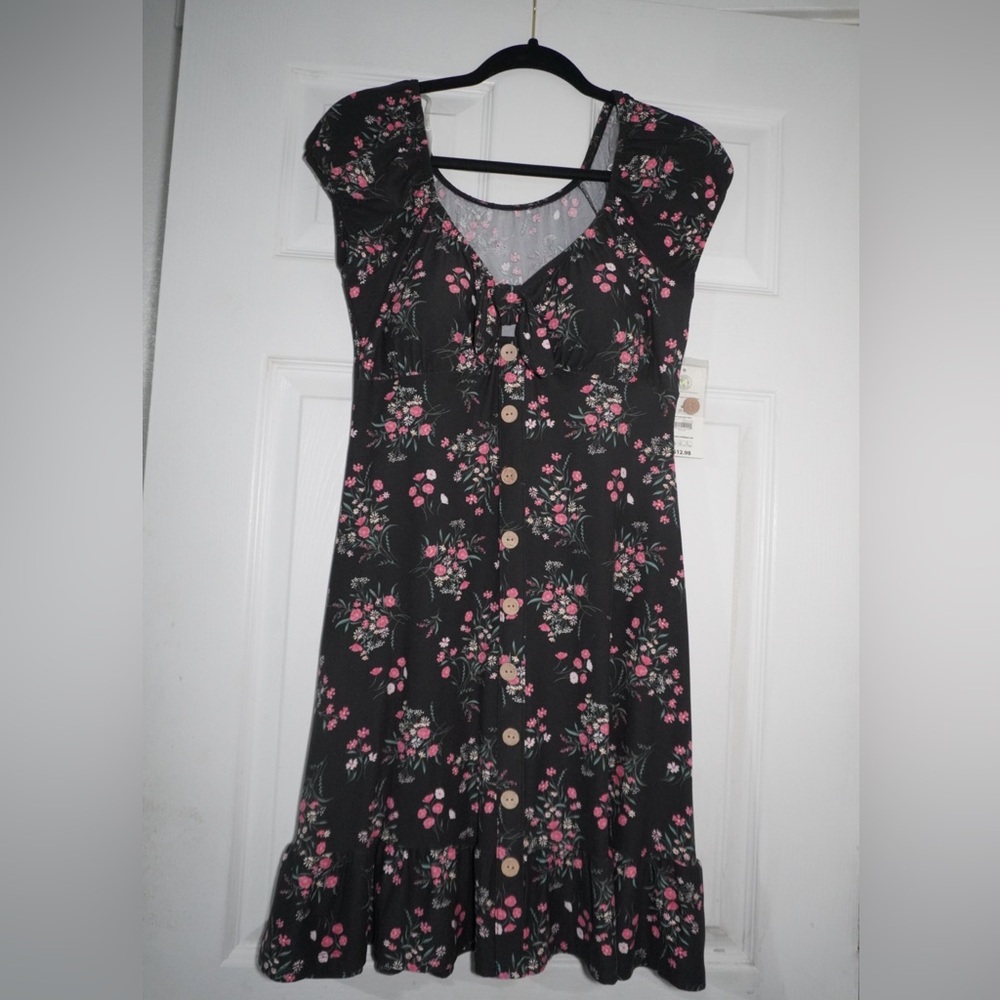 Black Floral Dress